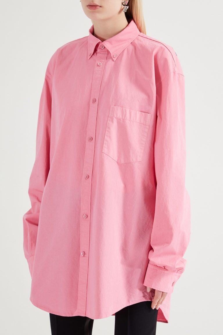 Розовая рубашка Зара